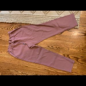Lululemon pink taupe work pants. Size 8.